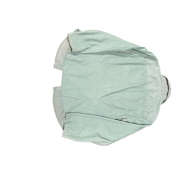 J. Jill green light pleated corduroy button down shirt 1X | M1 - Picture 5 of 5